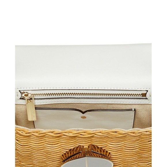 Kate Spade Nicola Wicker Twistlock shoulder bag - Picture 13 of 14